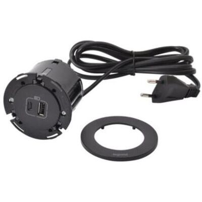 Legrand, Verlängerungskabel, 654731 (2 m, USB-A, USB-C) Legrand, Verlängerungskabel, 654731 (2 m, USB-A, USB-C)