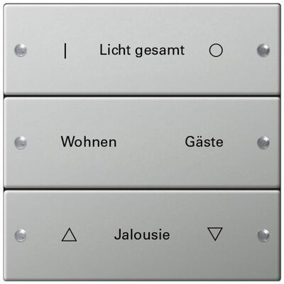 Gira, Lichtschalter + Storenschalter, Wippenset 3fach eds 2133602 Gira, Lichtschalter + Storenschalter, Wippenset 3fach eds 2133602