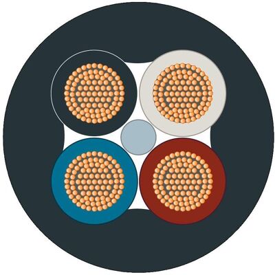 Siemens Kabelleitung, Energy Cable 4 x 1 6XV1801-2Bz.Anschluss v (1000 m) Siemens Kabelleitung, Energy Cable 4 x 1 6XV1801-2Bz.Anschluss v (1000 m)