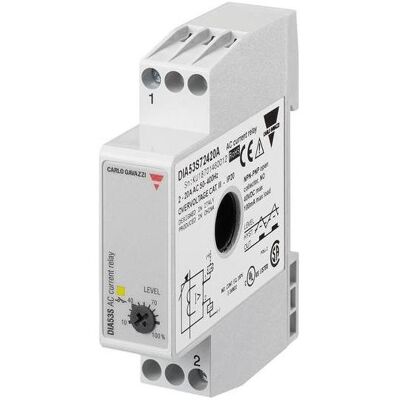 Carlo Gavazzi Stromwandler 2-20 AAC, seitliche Kabeleinführung, Transistorausgang, 40VDC/100 mA, ein, Relais Carlo Gavazzi Stromwandler 2-20 AAC, seitliche Kabeleinführung, Transistorausgang, 40VDC/100 mA, ein, Relais