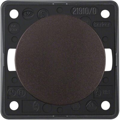 Berker 936712501, Schalter + Taster, Braun Berker 936712501, Schalter + Taster, Braun