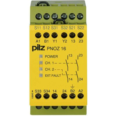 Pilz PNOZ 16 110VAC 24VDC, Relais Pilz PNOZ 16 110VAC 24VDC, Relais
