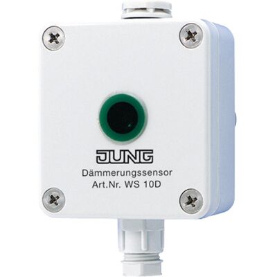 JUNG, Zubehör Schalterprogramm, Helligkeitssensor KNX AP 0-255lx 1Kan WS10D JUNG, Zubehör Schalterprogramm, Helligkeitssensor KNX AP 0-255lx 1Kan WS10D