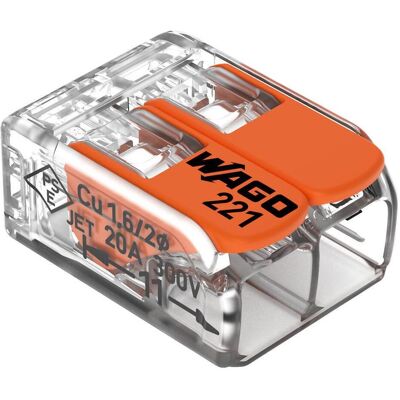 Wago, Kabelverbindung, Compact-Verbindungsklemme Wago, Kabelverbindung, Compact-Verbindungsklemme
