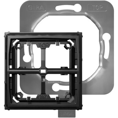 Gira Set IP44 bel.Schalter/Taster 325500 System 55, Schalter + Taster, Schwarz Gira Set IP44 bel.Schalter/Taster 325500 System 55, Schalter + Taster, Schwarz