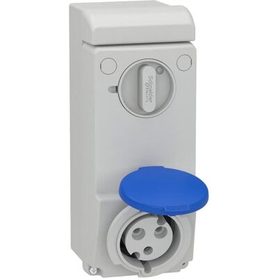Schneider Electric, Steckdose, SE 83042 Wandsteckdose Verrieg. Ip44 32A 230V 3P Schneider Electric, Steckdose, SE 83042 Wandsteckdose Verrieg. Ip44 32A 230V 3P