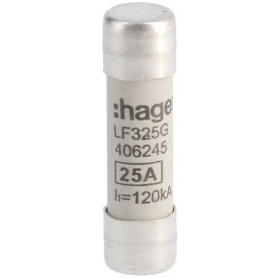 Hager, Sicherung, HAG LF325G Sicherung 10x38 gG 25A (25 A) Hager, Sicherung, HAG LF325G Sicherung 10x38 gG 25A (25 A)