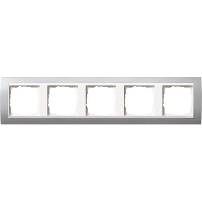 Gira 5-fach Rahmen aus Aluminium - Switch Frame Gira 5-fach Rahmen aus Aluminium - Switch Frame