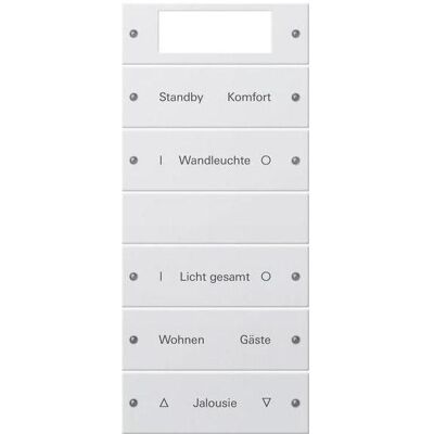 Gira, Zubehör Schalterprogramm, Wippenset 5f Plus (2+3) beschr. System 221503 Gira, Zubehör Schalterprogramm, Wippenset 5f Plus (2+3) beschr. System 221503