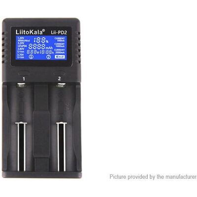 Swaytronic Lithium-Ionen Ladegerät Lii-PD2 (1 Stk., 10440, 14500, 16340, 17500, 17670, 18350, 18490, 18650, 21700, 26650, AA, AAA, C, Ladegerät inkl. Akku), Akku Ladegerät Swaytronic Lithium-Ionen Ladegerät Lii-PD2 (1 Stk., 10440, 14500, 16340, 17500, 17670, 18350, 18490, 18650, 21700, 26650, AA, AAA, C, Ladegerät inkl. Akku), Akku Ladegerät