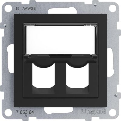 Legrand, Zubehör Schalterprogramm, SEANO 2-fach Systimax-Adapter zum Einschnappen von Systimax Datendosen Legrand, Zubehör Schalterprogramm, SEANO 2-fach Systimax-Adapter zum Einschnappen von Systimax Datendosen
