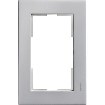 Siemens Zubehör Schalterprogramm, Rahmen 2f alu glz DELTAmiro Kst 5TG1116-1 Siemens Zubehör Schalterprogramm, Rahmen 2f alu glz DELTAmiro Kst 5TG1116-1