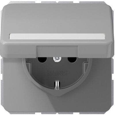 JUNG CD 1520 BFNAKL GR - Schuko-Steckdose mit Klappdeckel - Steckdose JUNG CD 1520 BFNAKL GR - Schuko-Steckdose mit Klappdeckel - Steckdose
