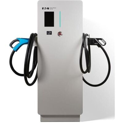 Eaton, Elektroauto Ladestation, Motion DC 44 EV charging station Online CCS 2 and CHAdeMO connectors RJ45 communication (Typ 2, 44 kW, 64 A) Eaton, Elektroauto Ladestation, Motion DC 44 EV charging station Online CCS 2 and CHAdeMO connectors RJ45 communication (Typ 2, 44 kW, 64 A)