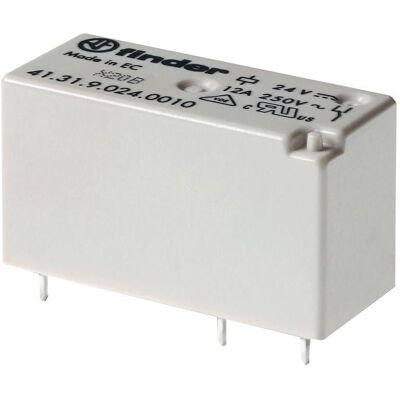 Finder 41.31.9.012.0000 Relais - 12 V/DC, 12 A, Einfachkontakt - Leiterplattenmontage Finder 41.31.9.012.0000 Relais - 12 V/DC, 12 A, Einfachkontakt - Leiterplattenmontage