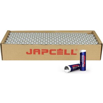 Japcell AA / LR06 Industrial Pro Alkaline-Batterien – 200 Stück Packung (200 Stk., AA), Batterien + Akkus Japcell AA / LR06 Industrial Pro Alkaline-Batterien – 200 Stück Packung (200 Stk., AA), Batterien + Akkus