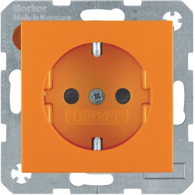 Berker, Steckdose, Steckdose SCHUKO S.1/B.3/B.7 orange, matt Berker, Steckdose, Steckdose SCHUKO S.1/B.3/B.7 orange, matt
