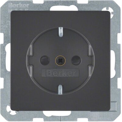 Berker, Steckdose, SSTD M.STECKKLEMME+KS SCHWARZ / 47236085 Q.X 47236085 Berker, Steckdose, SSTD M.STECKKLEMME+KS SCHWARZ / 47236085 Q.X 47236085