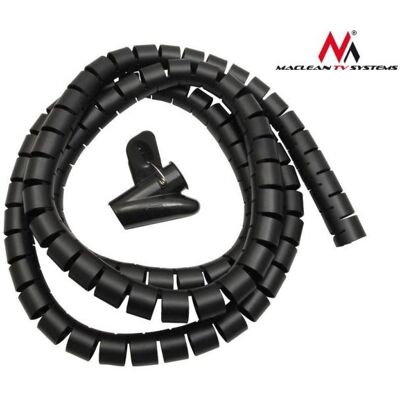 Maclean, Kabelschutz + Kabelführung, organizer Cable cover black (MCTV-676B) (Kabelkanal, 200 cm) Maclean, Kabelschutz + Kabelführung, organizer Cable cover black (MCTV-676B) (Kabelkanal, 200 cm)