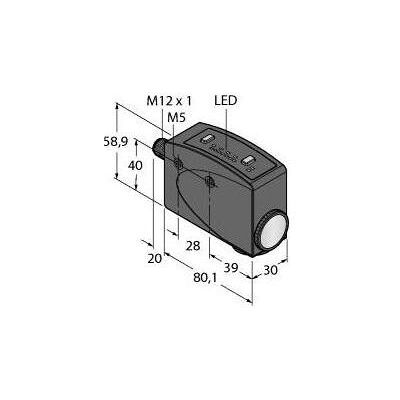 Turck Opto Sensor Winkellichttaster Farbmarkensensor R58ECRGB1Q8, Elektronikmodul Turck Opto Sensor Winkellichttaster Farbmarkensensor R58ECRGB1Q8, Elektronikmodul