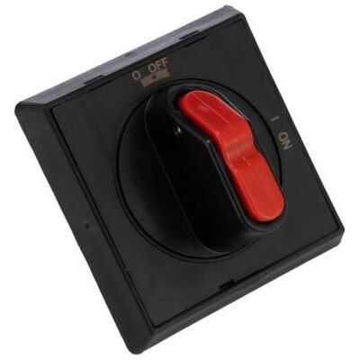 ABB, Systemstromversorgung, OHB für Trennschalter, Griff Schwarz 59mm, IP 65 ABB, Systemstromversorgung, OHB für Trennschalter, Griff Schwarz 59mm, IP 65