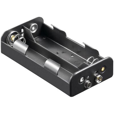 Goobay 4x C Baby Batteriehalter, Batterie Zubehör, Schwarz Goobay 4x C Baby Batteriehalter, Batterie Zubehör, Schwarz