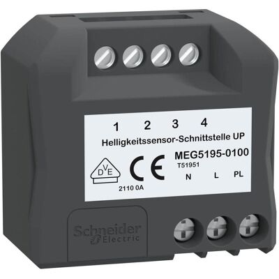 Merten, Zubehör Schalterprogramm, Helligkeitssen.-Schnittst. UP MEG5195-0100 Merten, Zubehör Schalterprogramm, Helligkeitssen.-Schnittst. UP MEG5195-0100