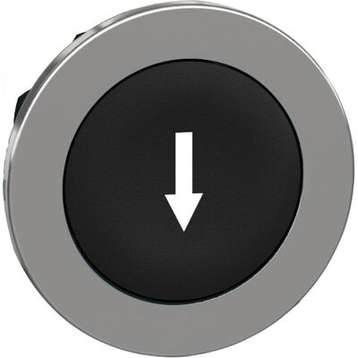 Schneider Electric Frontelement für Drucktaster ZB4F Ř ZB4FA335, Schalter + Taster, Schwarz, Silber Schneider Electric Frontelement für Drucktaster ZB4F Ř ZB4FA335, Schalter + Taster, Schwarz, Silber