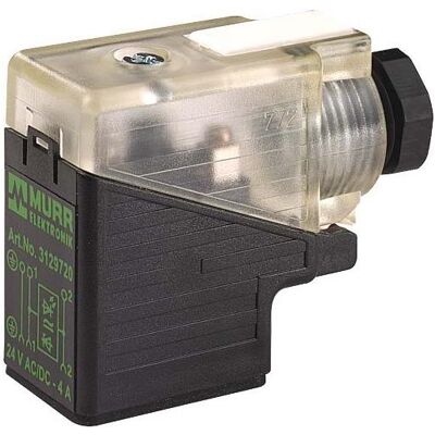 Murr Elektronik SVS Ventilstecker, Elektronikkabel + Stecker, Schwarz, Transparent Murr Elektronik SVS Ventilstecker, Elektronikkabel + Stecker, Schwarz, Transparent