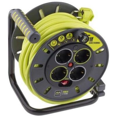 RS PRO, Kabelrolle, Medium cable reel 4 Schuko 25m (25 m) RS PRO, Kabelrolle, Medium cable reel 4 Schuko 25m (25 m)