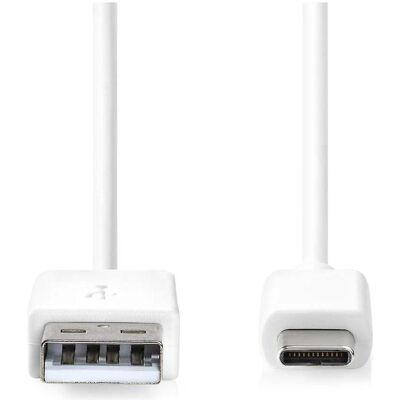 Nedis USB-Kabel USB 2.0 USB-A Stecker USB-C™ Stecker 15 W 480 Mbps Vernickelt 0.50 m (0.50 m, USB 2.0, 15 W), USB Kabel Nedis USB-Kabel USB 2.0 USB-A Stecker USB-C™ Stecker 15 W 480 Mbps Vernickelt 0.50 m (0.50 m, USB 2.0, 15 W), USB Kabel