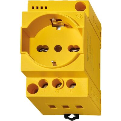 Finder 7U.00.8.230.0012 - Schaltschrank-Steckdose - Gelb mit LED Finder 7U.00.8.230.0012 - Schaltschrank-Steckdose - Gelb mit LED