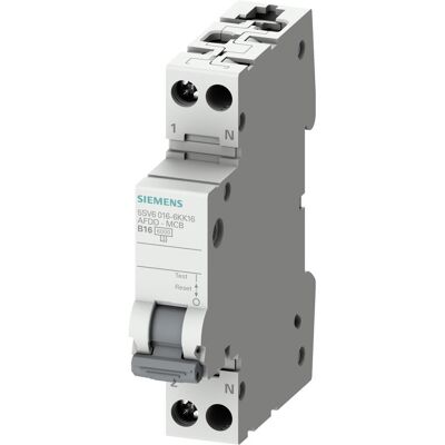 Siemens Schutzschalter, SIEM 5SV6016-6GV16 AFDD/MCB 6kA B16 1+N 1TE Grossverpackung 12 Stück Siemens Schutzschalter, SIEM 5SV6016-6GV16 AFDD/MCB 6kA B16 1+N 1TE Grossverpackung 12 Stück