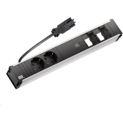 Bachmann, Steckdosenleiste, CONI 2xCEE7/3 1xUSB C 60W Schutzkontakt GST18 Stecker (3x, CEE 7/3) Bachmann, Steckdosenleiste, CONI 2xCEE7/3 1xUSB C 60W Schutzkontakt GST18 Stecker (3x, CEE 7/3)