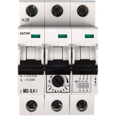 Eaton, Schutzschalter, Motorschutzschalter, 0,25-0,4 A, 3p 248404 Eaton, Schutzschalter, Motorschutzschalter, 0,25-0,4 A, 3p 248404