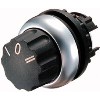 Eaton Selector sw, 3-pos, 'I-0-II', Schalter + Taster, Schwarz Eaton Selector sw, 3-pos, 'I-0-II', Schalter + Taster, Schwarz