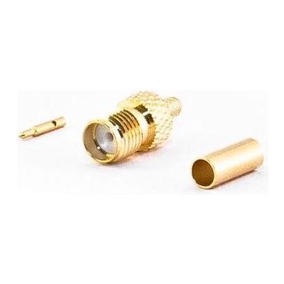Varia RP-SMA-Buchse für RG316 Kabel, Crimp Version, Elektronikkabel + Stecker Varia RP-SMA-Buchse für RG316 Kabel, Crimp Version, Elektronikkabel + Stecker