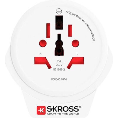 Skross, Reiseadapter, Country World to UK USB Skross, Reiseadapter, Country World to UK USB