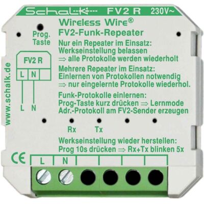 Schalk, Zubehör Schalterprogramm, 230V FV2R FunkRepeater UP Schalk, Zubehör Schalterprogramm, 230V FV2R FunkRepeater UP