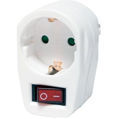 LogiLink, Steckdosenleiste, Steckdosenadapter (1x, CEE 7/3) LogiLink, Steckdosenleiste, Steckdosenadapter (1x, CEE 7/3)