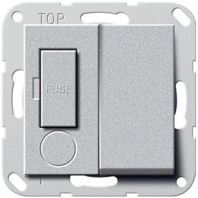 Gira Aluminium Sicherungsdose 13A - Elektroschalter Gira Aluminium Sicherungsdose 13A - Elektroschalter