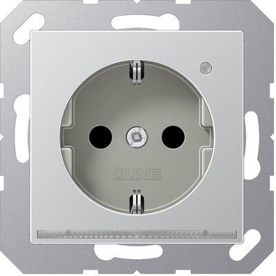 JUNG A1520-O Aluminium Schuko-Steckdose - IP20 JUNG A1520-O Aluminium Schuko-Steckdose - IP20