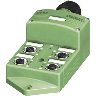 Phoenix Contact Sensor/Aktorbox passiv M12-Verteiler mit Metallgewinde SACB-4/ 4-L-C SCO 1516784..., Elektronikkabel + Stecker, Grün Phoenix Contact Sensor/Aktorbox passiv M12-Verteiler mit Metallgewinde SACB-4/ 4-L-C SCO 1516784..., Elektronikkabel + Stecker, Grün