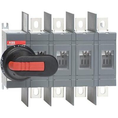 ABB OT200U04P Lasttrennschalter 4-polig 200A 1SCA022710R0610, Schalter + Taster, Schwarz ABB OT200U04P Lasttrennschalter 4-polig 200A 1SCA022710R0610, Schalter + Taster, Schwarz