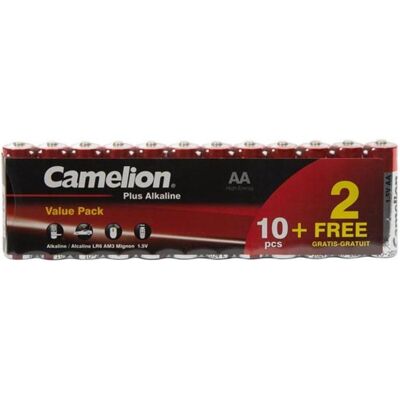 Pilha ALKALI-MANGAN AA VORTEILSPACK (10 + 2 St.) / LR6 1.5 V - 2800 mAh (12 Stk., AA, 2800 mAh), Batterien + Akkus Pilha ALKALI-MANGAN AA VORTEILSPACK (10 + 2 St.) / LR6 1.5 V - 2800 mAh (12 Stk., AA, 2800 mAh), Batterien + Akkus