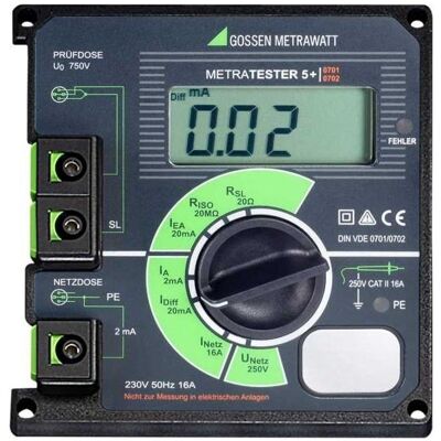 Gossen, Multimeter, GOSS METRATESTER 5-F-E Prüfgerät in Einbauvers. M700T Gossen, Multimeter, GOSS METRATESTER 5-F-E Prüfgerät in Einbauvers. M700T