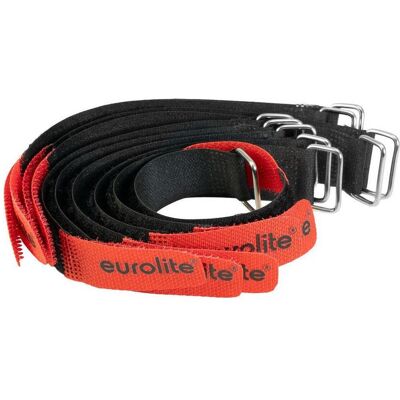 EuroLite Kabelbinder, Kabelbinder Klettverschluss AR-20 20x180mm schwarz/rot 10er Set (Klettkabelbinder, 180 mm, 10 Stk.) EuroLite Kabelbinder, Kabelbinder Klettverschluss AR-20 20x180mm schwarz/rot 10er Set (Klettkabelbinder, 180 mm, 10 Stk.)