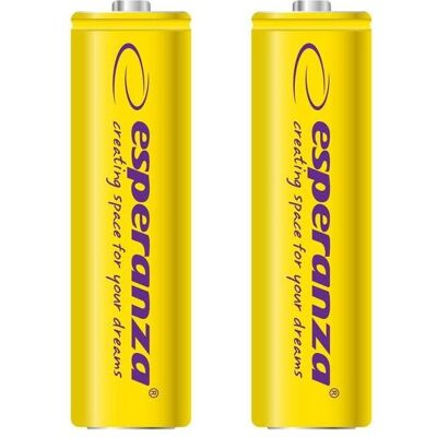 Esperanza WIEDERAUFLAUFBARE BATTERIEN Ni-MH AA 2000MAH 2PCS. GELB (2 Stk., AA, 2000 mAh), Batterien + Akkus Esperanza WIEDERAUFLAUFBARE BATTERIEN Ni-MH AA 2000MAH 2PCS. GELB (2 Stk., AA, 2000 mAh), Batterien + Akkus