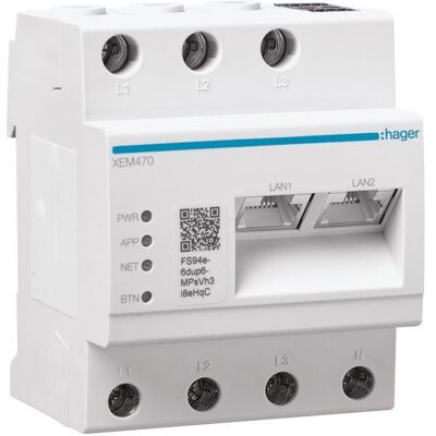 Hager XEM470 - Energie Management Controller - Energieverwaltung Hager XEM470 - Energie Management Controller - Energieverwaltung