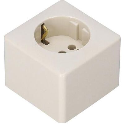 Martin-Kaiser, Steckdose, AP Steckdose 1-fach weiss 703/ws Martin-Kaiser, Steckdose, AP Steckdose 1-fach weiss 703/ws